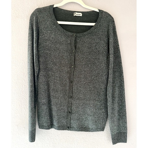 Tezenis Sweaters - TEZENIS Womens Cardigan Sweater Sparkle Glam Witchy Whimsigoth Size Large